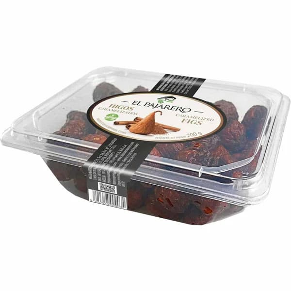 Higos secos caramelizados PAJARERO, tarrina 200 g - 1 ud - Imagen del producto en Findit