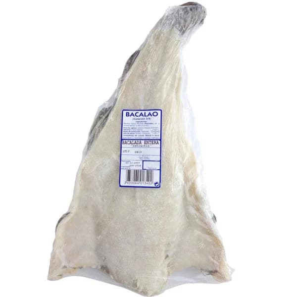 Bacalada entera 3/4 curación, al peso, compra mínima 1.1 kg - 1 ud - Imagen del producto en Findit