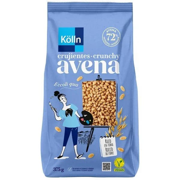 Crujiente de avena KÖLLN, bolsa 375 g - 1 ud - Imagen del producto en Findit