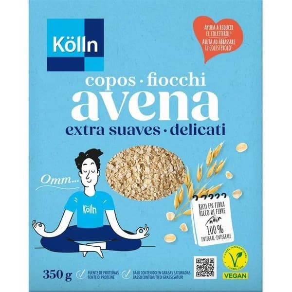 Copos de avena suaves KÖLLN, caja 350 g - 1 ud - Imagen del producto en Findit