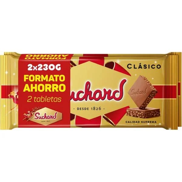 Turrón clásico SUCHARD, pack 2x230 g - 1 ud - Imagen del producto en Findit