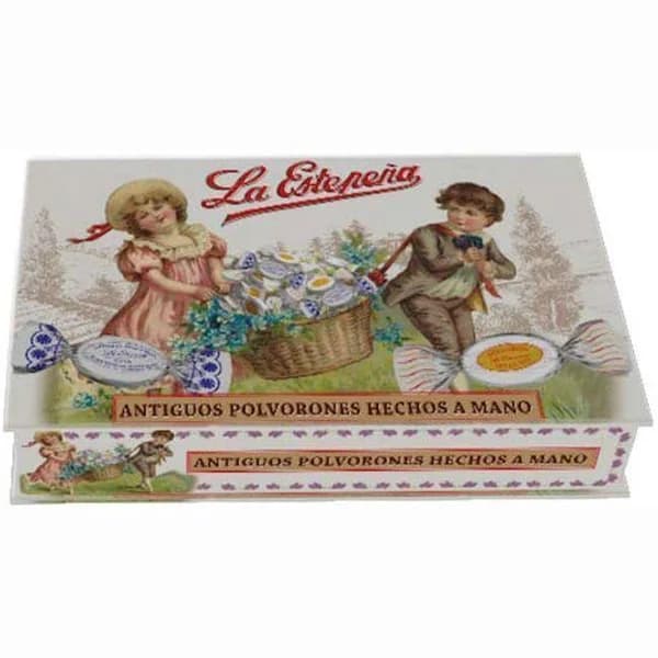Antiguos polvorones hechos a mano LA ESTEPEÑA, caja 550 g - 1 ud - Imagen del producto en Findit