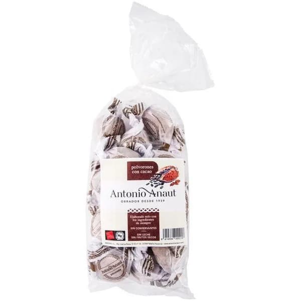Polvorón cacao sin f. secos-s. huevo-s. leche ANAUT, bolsa 400 g - 1 ud - Imagen del producto en Findit