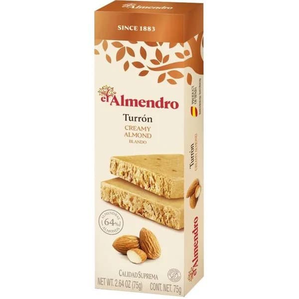 Turrón blando EL ALMENDRO, caja 75 g - 1 ud - Imagen del producto en Findit