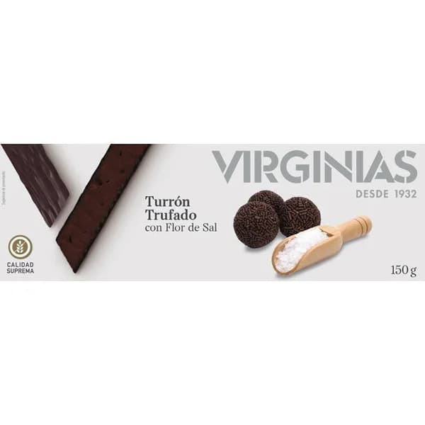 Turrón trufado a la sal VIRGINIAS, caja 150 g - 1 ud - Imagen del producto en Findit