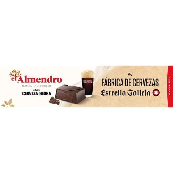 Praliné Estrella Galicia EL ALMENDRO, tableta 180 g - 1 ud - Imagen del producto en Findit