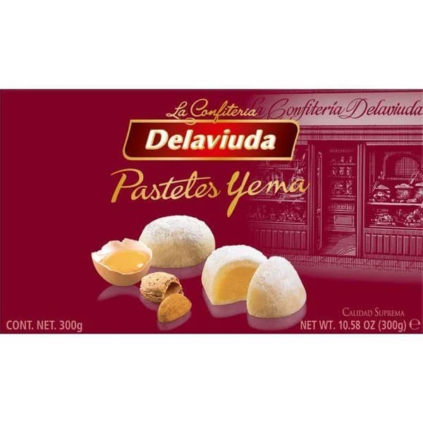 Pastel de yema suprema DELAVIUDA, caja 300 g - 1 ud - Imagen del producto en Findit