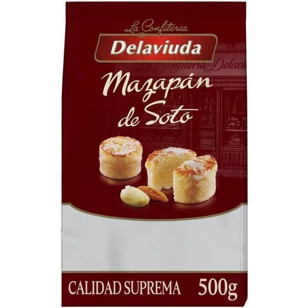 Mazapán de Soto DELAVIUDA, bolsa 500 g - 1 ud - Imagen del producto en Findit