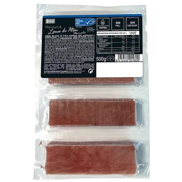 Lomos de atún MSC LA SIRENA, pack 4x125 g - 1 ud - Imagen del producto en Findit