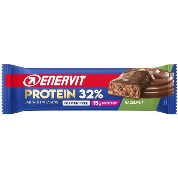 Protein bar 32% avellana sport ENERVIT, 1 ud, 48 g - 1 ud - Imagen del producto en Findit