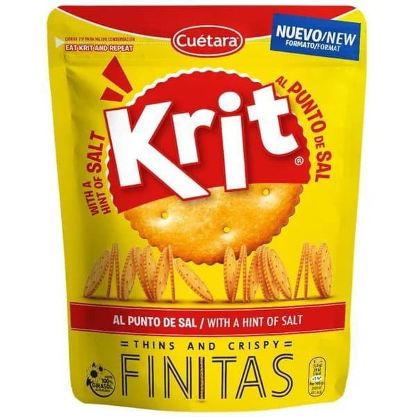 Finitas al punto de sal KRIT CUÉTARA, bolsa 150 g - 1 ud - Imagen del producto en Findit
