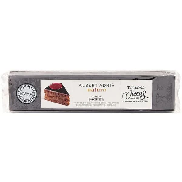 Turrón Sacher VICENS ADRIÀ NATURA, tableta 300 g - 1 ud - Imagen del producto en Findit