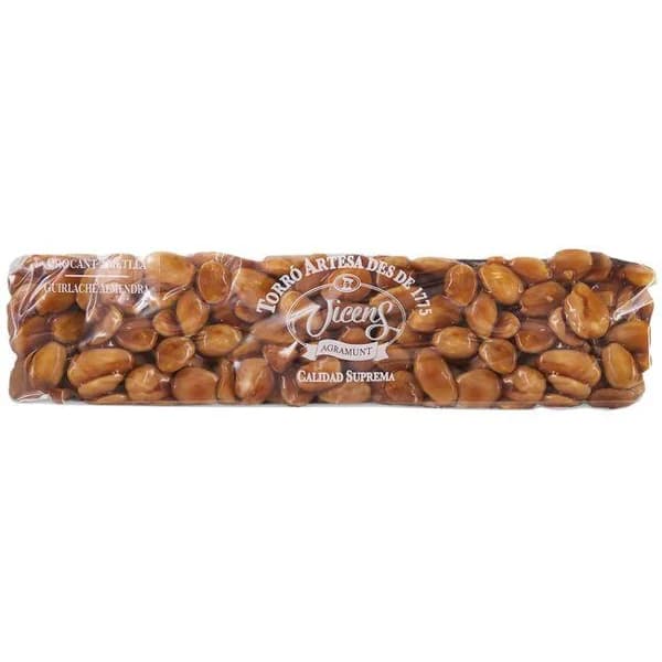 Turrón de guirlache-almendra VICENS, tableta 300 g - 1 ud - Imagen del producto en Findit