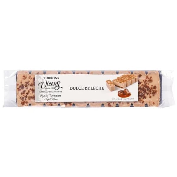 Turrón dulce de leche especial alargado VICENS, tableta 300 g - 1 ud - Imagen del producto en Findit
