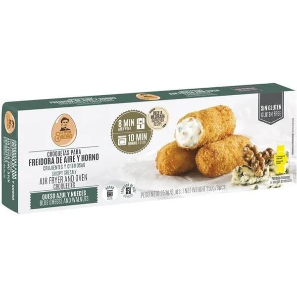 Croquetas de queso azul COCINA SENÉN, caja 250 g - 1 ud - Imagen del producto en Findit
