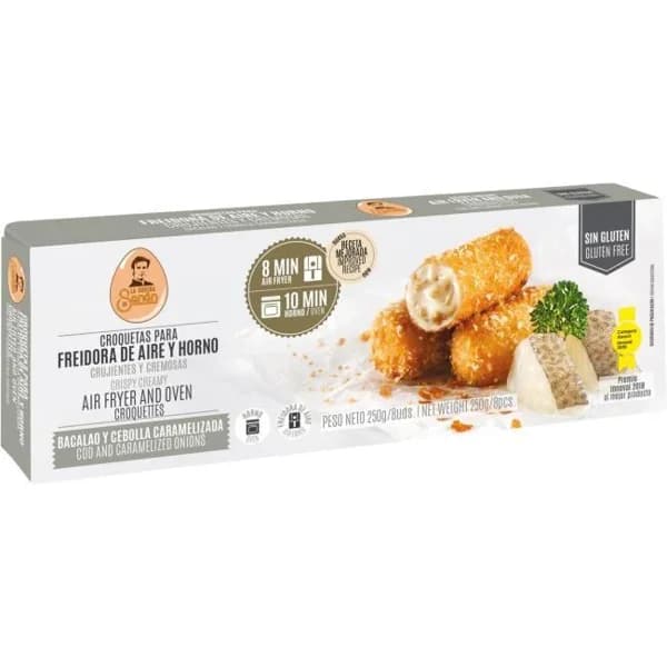 Croqueta de bacalao y cebolla COCINA SENÉN, caja 250 g - 1 ud - Imagen del producto en Findit
