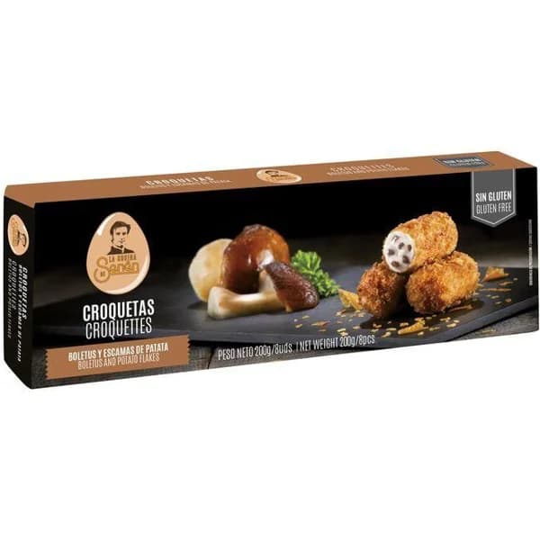 Croquetas de hongos LA COCINA DE SENÉN, caja 200 g - 1 ud - Imagen del producto en Findit