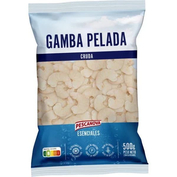 Gamba pelada PESCANOVA ESENCIALES, bolsa 500 g - 1 ud - Imagen del producto en Findit