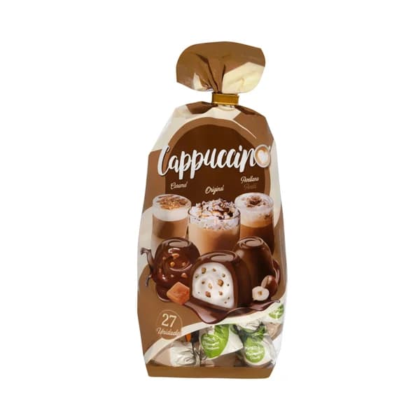 Surtido bombones Senzza de Cappuccino con caramelo  original y avellana - 1 ud - Imagen del producto en Findit