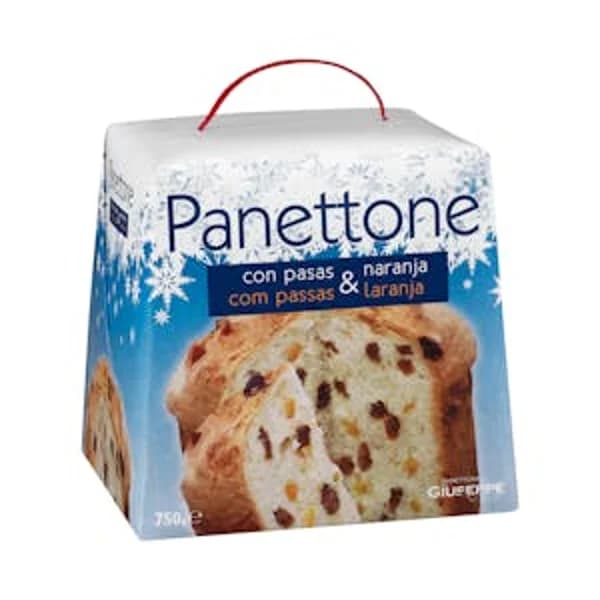 Panettone con pasas y naranja Hacendado - 1 ud - Imagen del producto en Findit