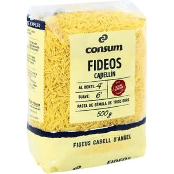 Fideos Cabellín Paquete - 0.5 kg - Imagen del producto en Findit
