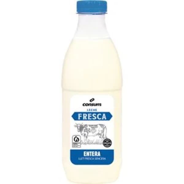Leche Fresca Entera Botella - 1 l - Imagen del producto en Findit