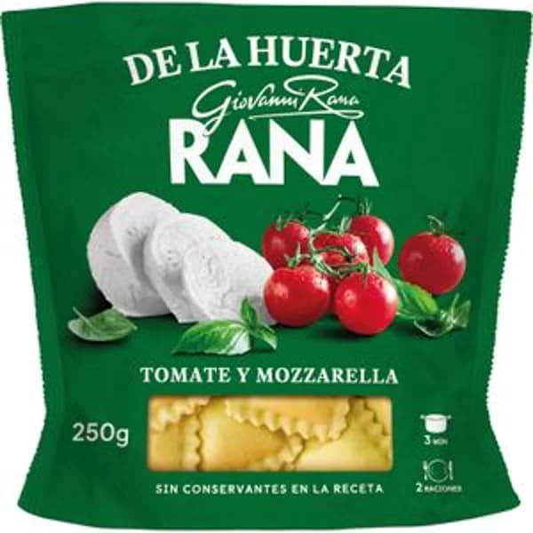 Pasta Fresca Huerta Tomate y Mozzarella - 0.25 kg - Imagen del producto en Findit