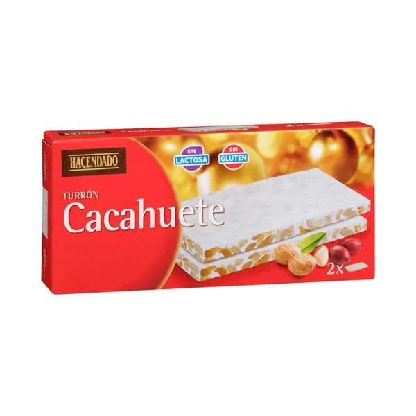 Turrón imperial de cacahuete Hacendado - 1 ud - Imagen del producto en Findit