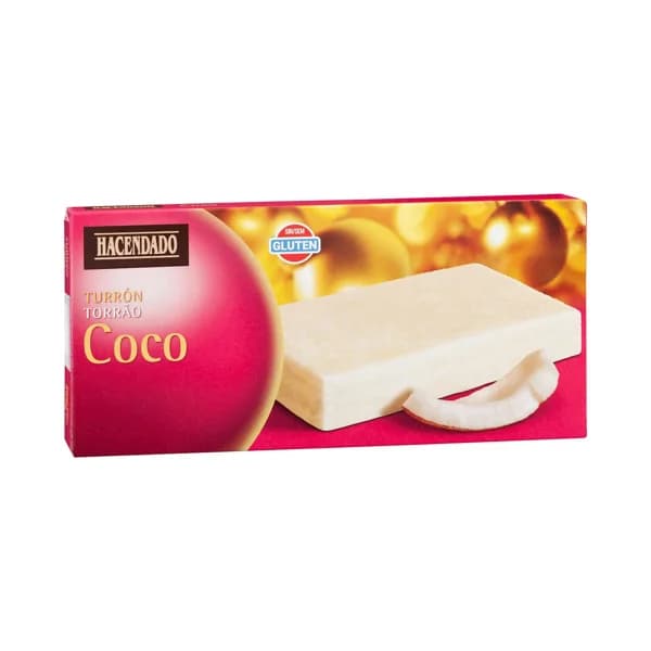 Turrón de coco Hacendado - 1 ud - Imagen del producto en Findit