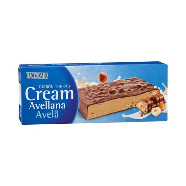 Turrón de chocolate Cream avellana Hacendado - 1 ud - Imagen del producto en Findit