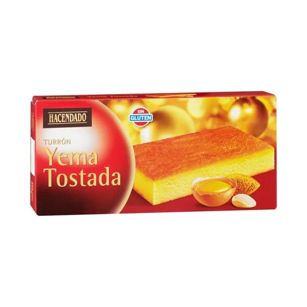 Turrón de yema tostada Hacendado - 1 ud - Imagen del producto en Findit