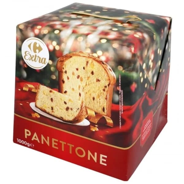 Panettone tradicional Carrefour Extra 1 kg - 1 ud - Imagen del producto en Findit