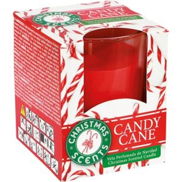Vaso Vela Perfumada Candy Cane - 1 ud - Imagen del producto en Findit