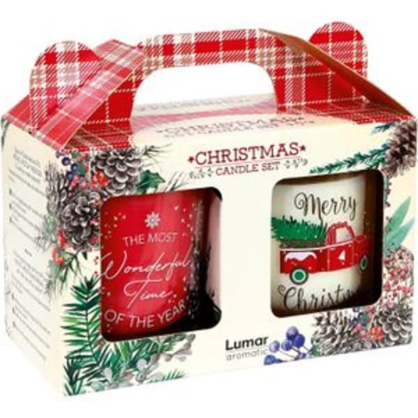 Vaso Vela Perfumada Christmas - 1 ud - Imagen del producto en Findit