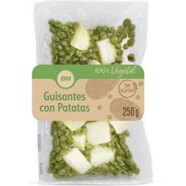 Guisantes con patatas 250 g - 0.25 kg - Imagen del producto en Findit