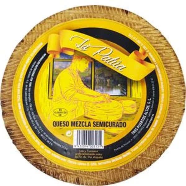 Queso mezcla oveja/vaca semicurado al corte - 1 kg - Imagen del producto en Findit