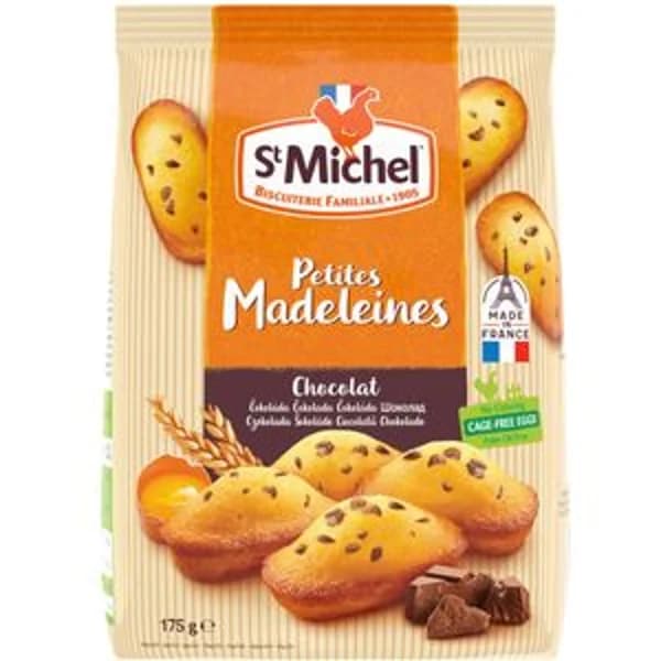 Mini magdalenas con pepitas de chocolate 175 g - 0.18 kg - Imagen del producto en Findit