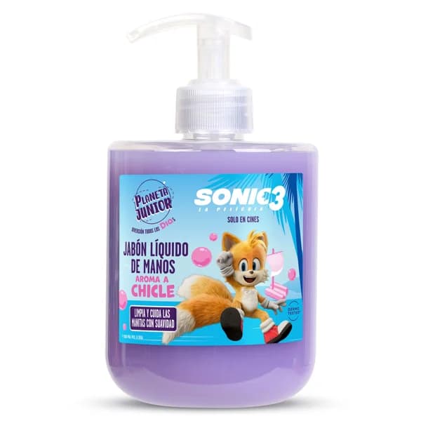 Jabón de manos líquido infantil Sonic Planeta Junior de Dia bote 500 ml - 1 ud - Imagen del producto en Findit