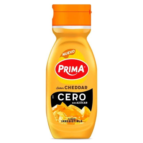 Salsa sabor cheddar cero Prima bote 260 g - 0.26 kg - Imagen del producto en Findit