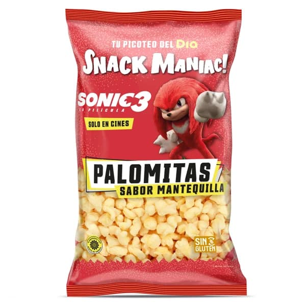 Palomitas sabor mantequilla Sonic Snack Maniac de Dia bolsa 80 g - 1 ud - Imagen del producto en Findit
