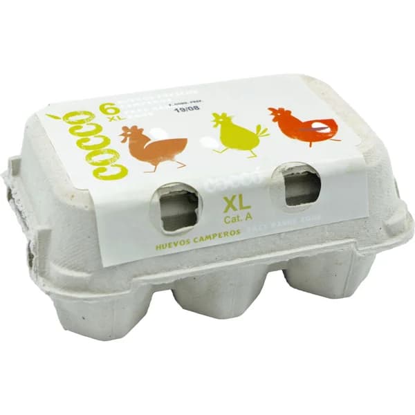Huevos Camperos Maíz XL - 6 ud - Imagen del producto en Findit