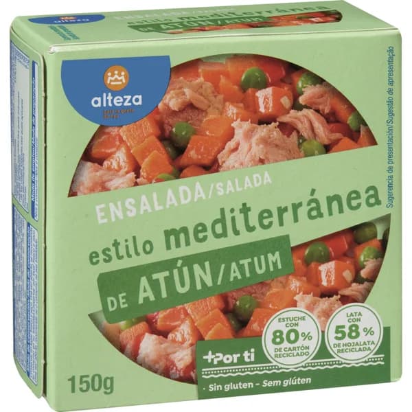 Ensalada de Atún Mediterránea - 0.15 kg - Imagen del producto en Findit