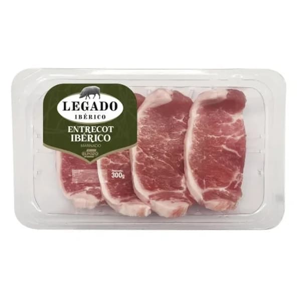 Entrecot de lomo de cerdo ibérico marinado Legado Ibérico 300 g - 0.3 kg - Imagen del producto en Findit