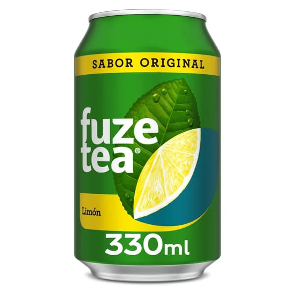 Refresco de té limón sabor original Fuze tea lata 33 cl - 0.33 l - Imagen del producto en Findit
