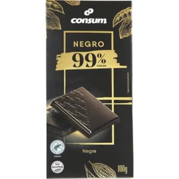 Chocolate 99% Cacao - 0.1 kg - Imagen del producto en Findit