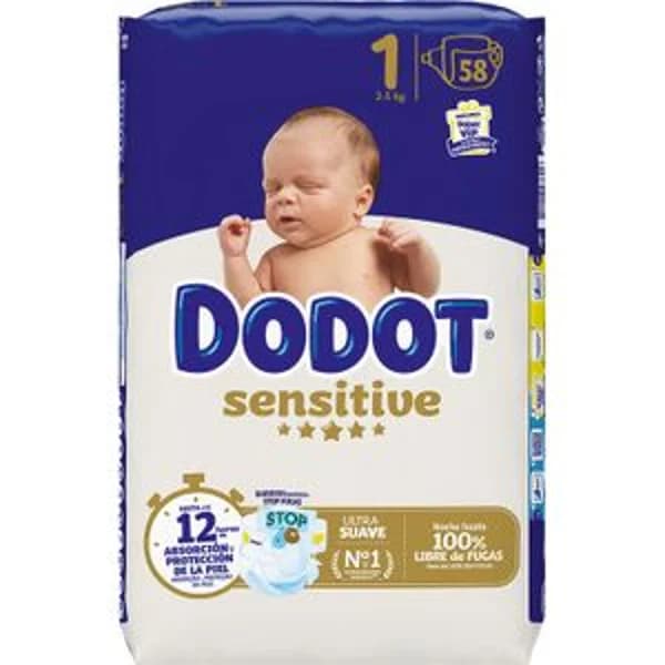 Pañal Sensitive Talla 1 De 2 Kg a 5 Kg - 58.19 ud - Imagen del producto en Findit