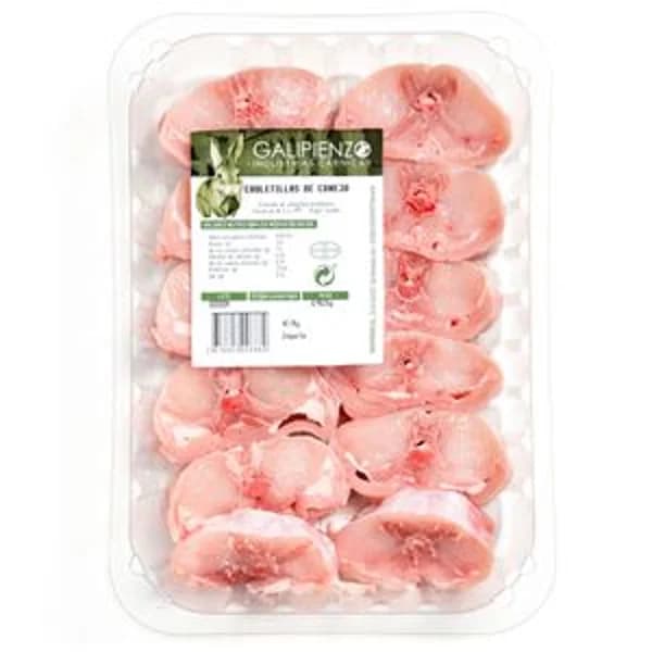 Conejo troceado en bandeja (800 g aprox) - 1 kg - Imagen del producto en Findit