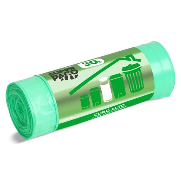 Bolsa de basura con autocierre perfumada cubo alto 30 lt Super Paco de Dia 20 unidades - 20.56 ud - Imagen del producto en Findit