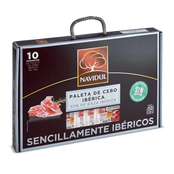 Maletín de paleta de cebo Ibérica 50% Navidul 700 g - 1 ud - Imagen del producto en Findit