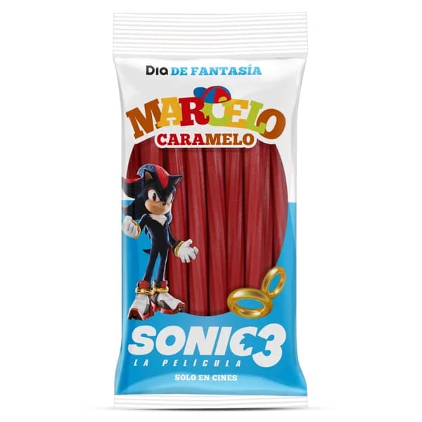 Regaliz rojo torcido Sonic Marcelo Caramelo de Dia bolsa 225 g - 1 ud - Imagen del producto en Findit